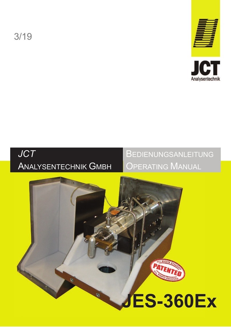 Jct JES-360Ex operating manual