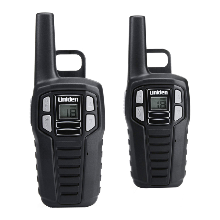 Uniden SX167 series user manual