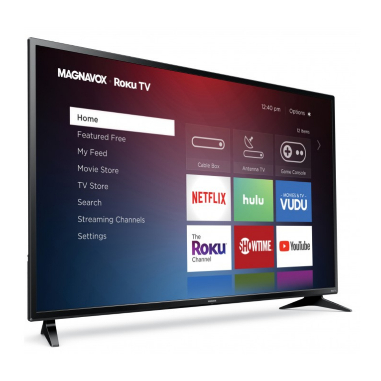 Magnavox 55MV379R/F7 A User manual
