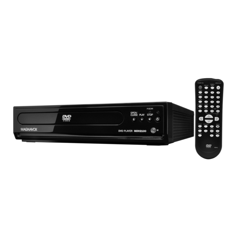 Magnavox MDV2100 - User manual