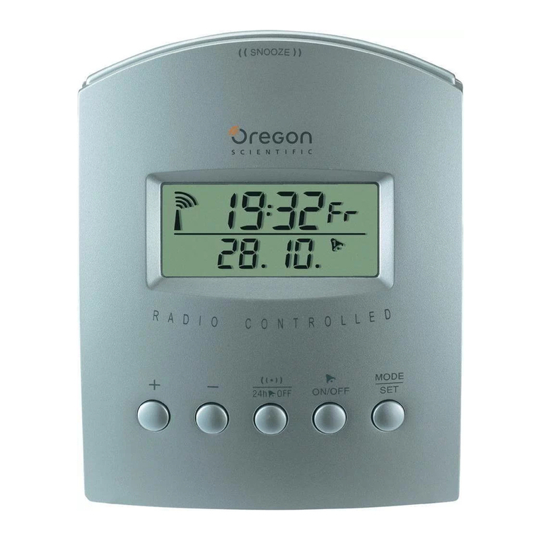 Oregon Scientific RM912B User manual