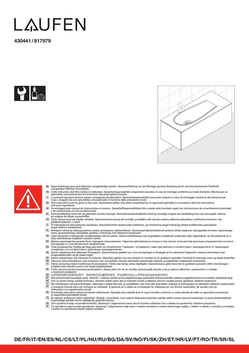Laufen 430441 User manual Laufen 430441 User manual