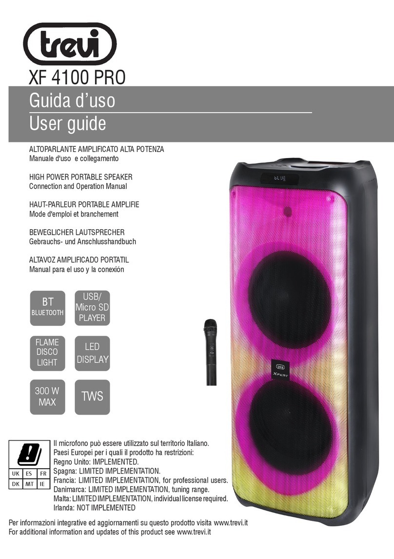 Trevi XF 4100 PRO user guide