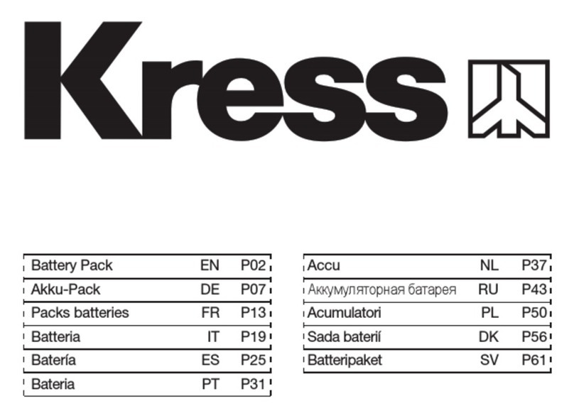 KRESS KROSSPACK KAB25 User manual