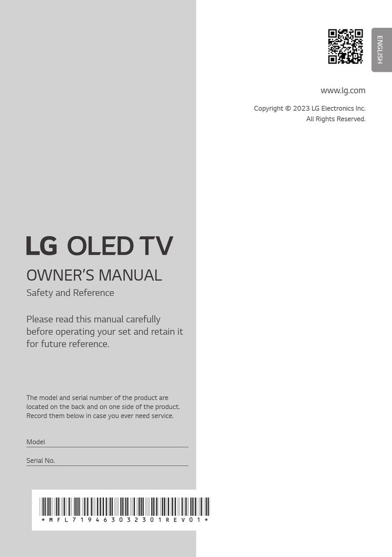 LG OLED55G3 Series User manual