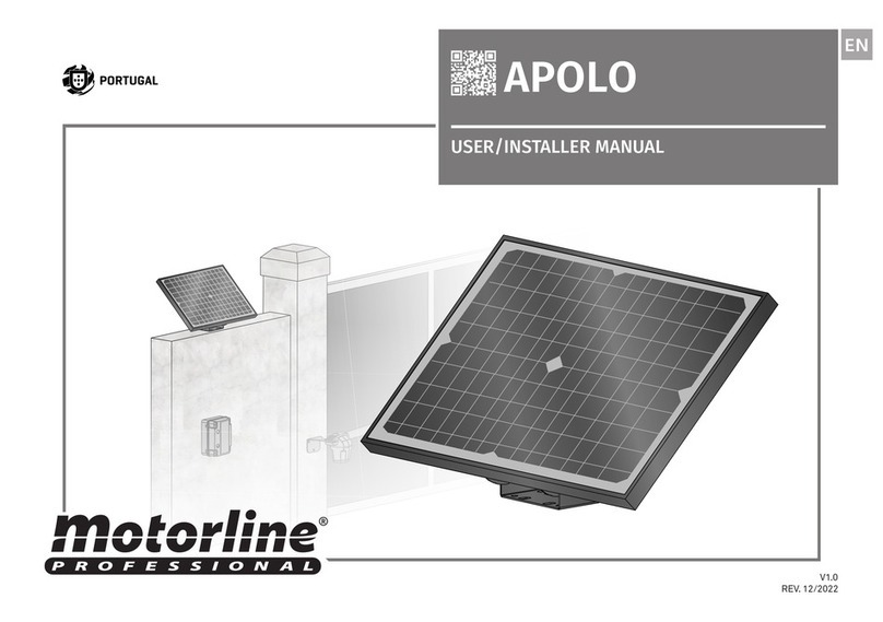 Motorline professional APOLO Instruction Manual