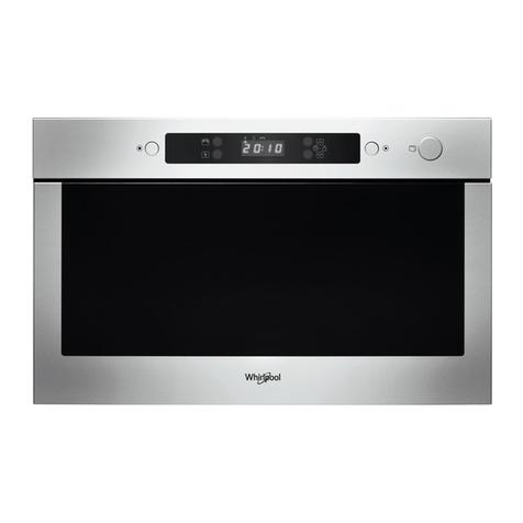 Whirlpool AMW423/IX Installation and operation manual
