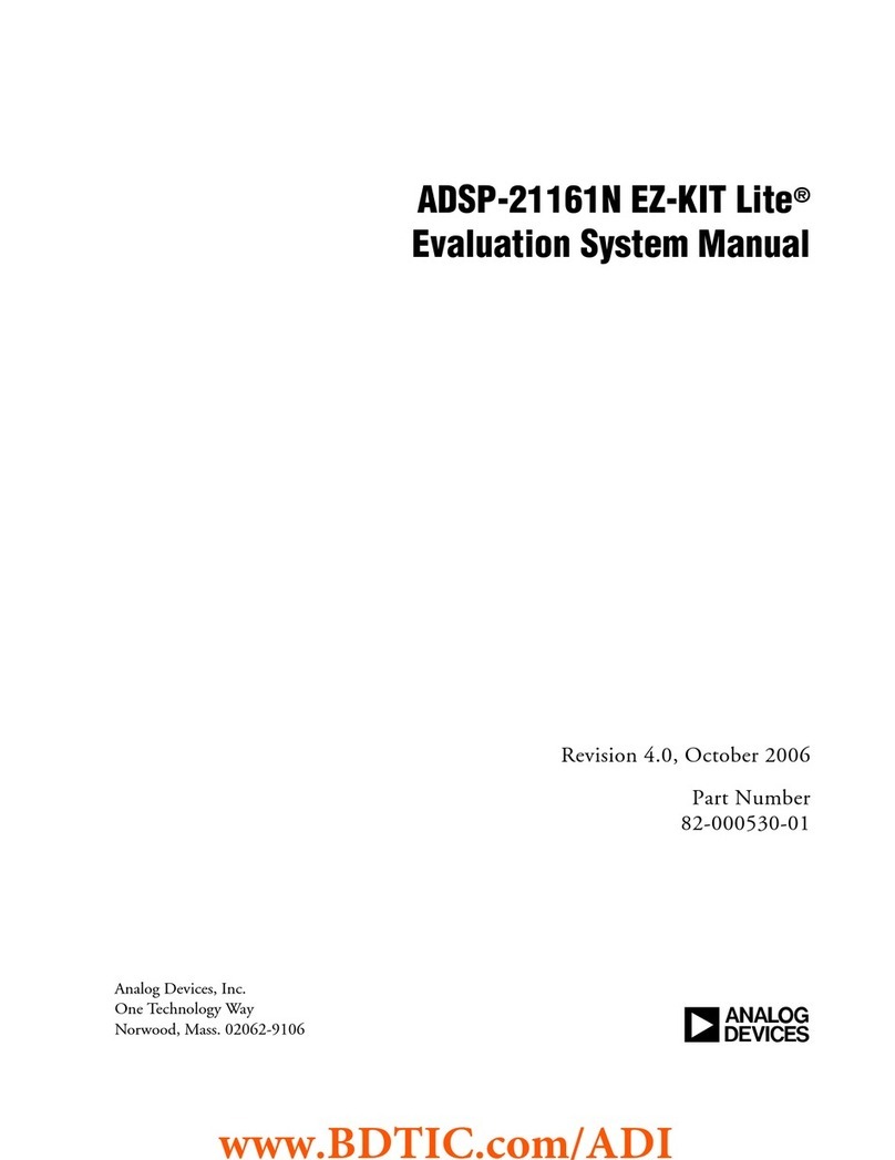 Analog Devices ADSP-21161N User manual
