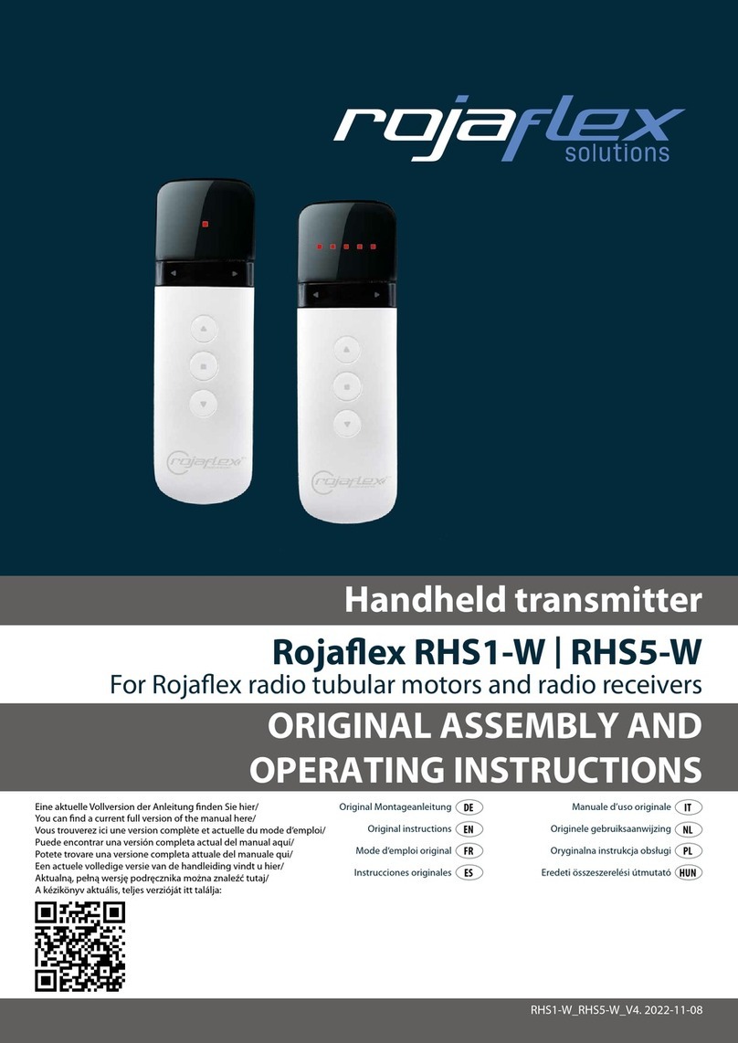 rojaflex RHS1-W Original assembly and operating instructions