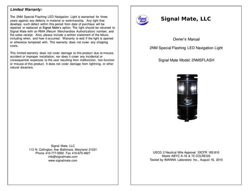 Signal Mate 2NMSFLASH owner's manual