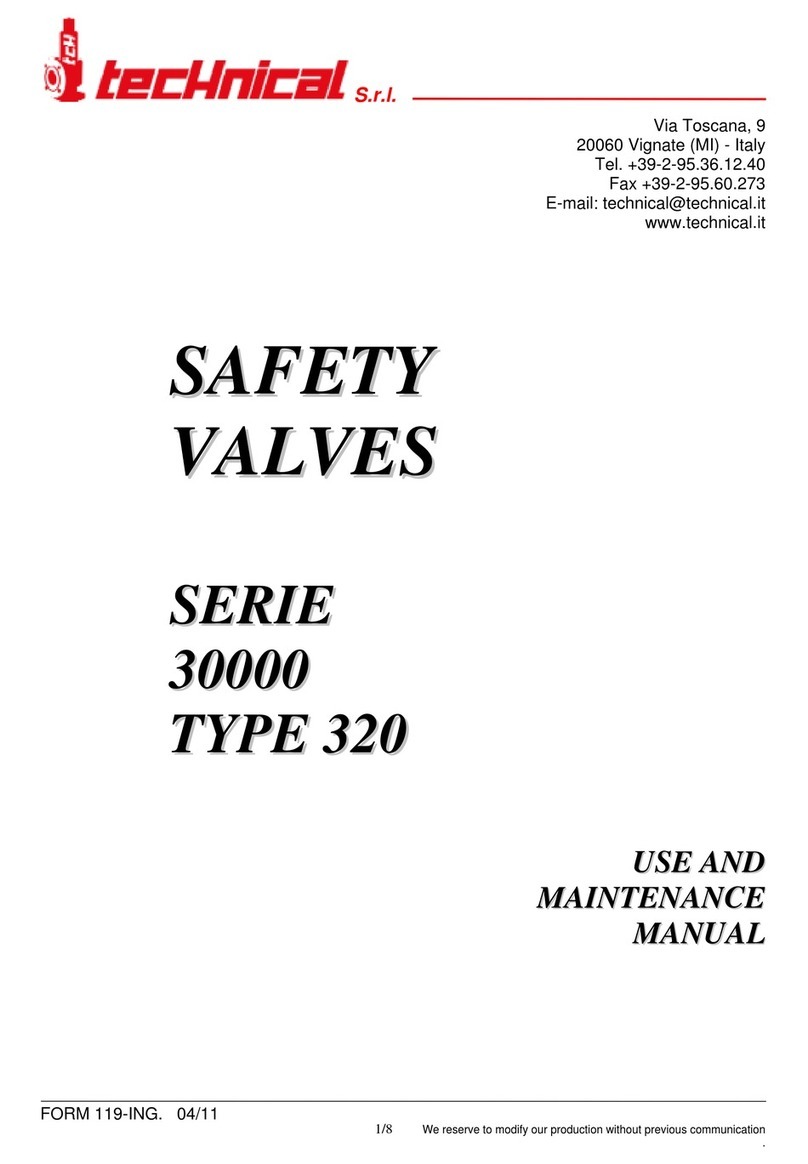 Technical 3000 Series Use and maintenance manual