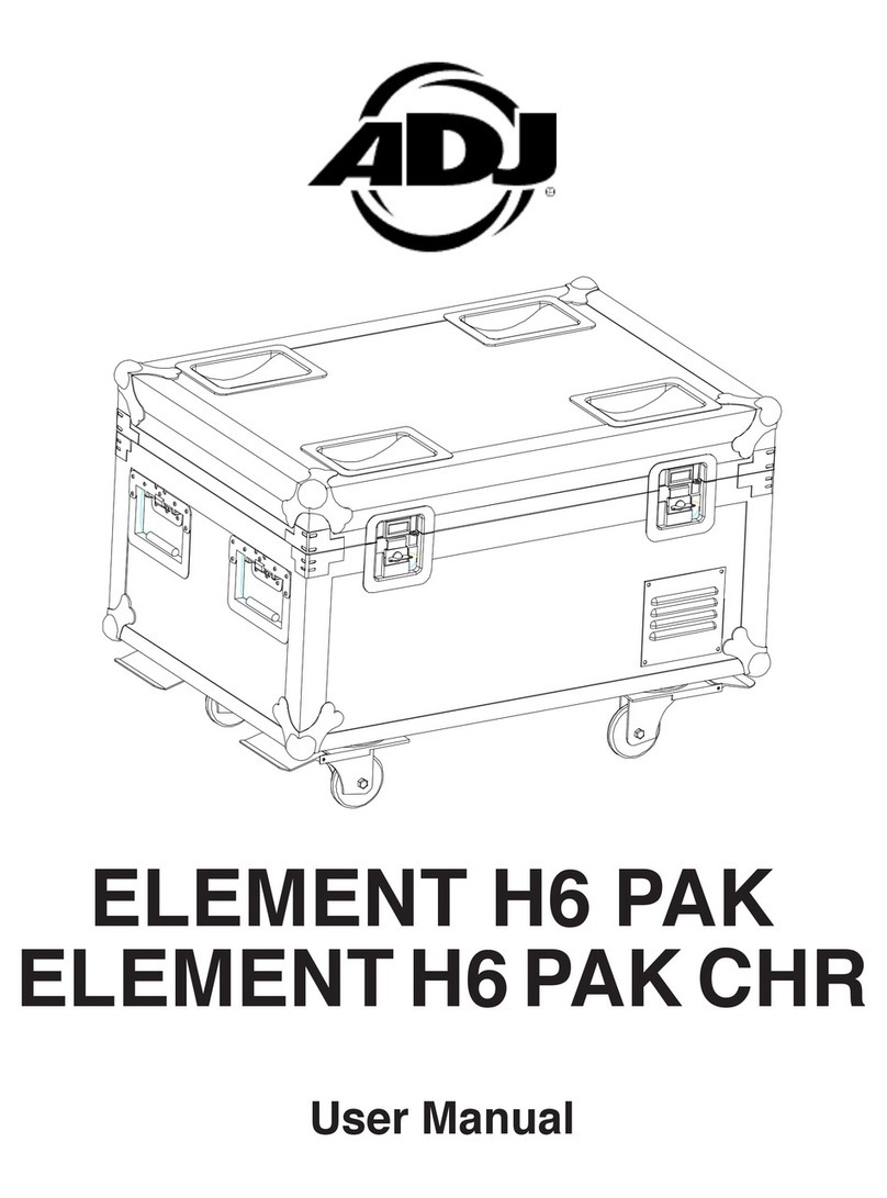 ADJ ELEMENT H6 PAK User manual