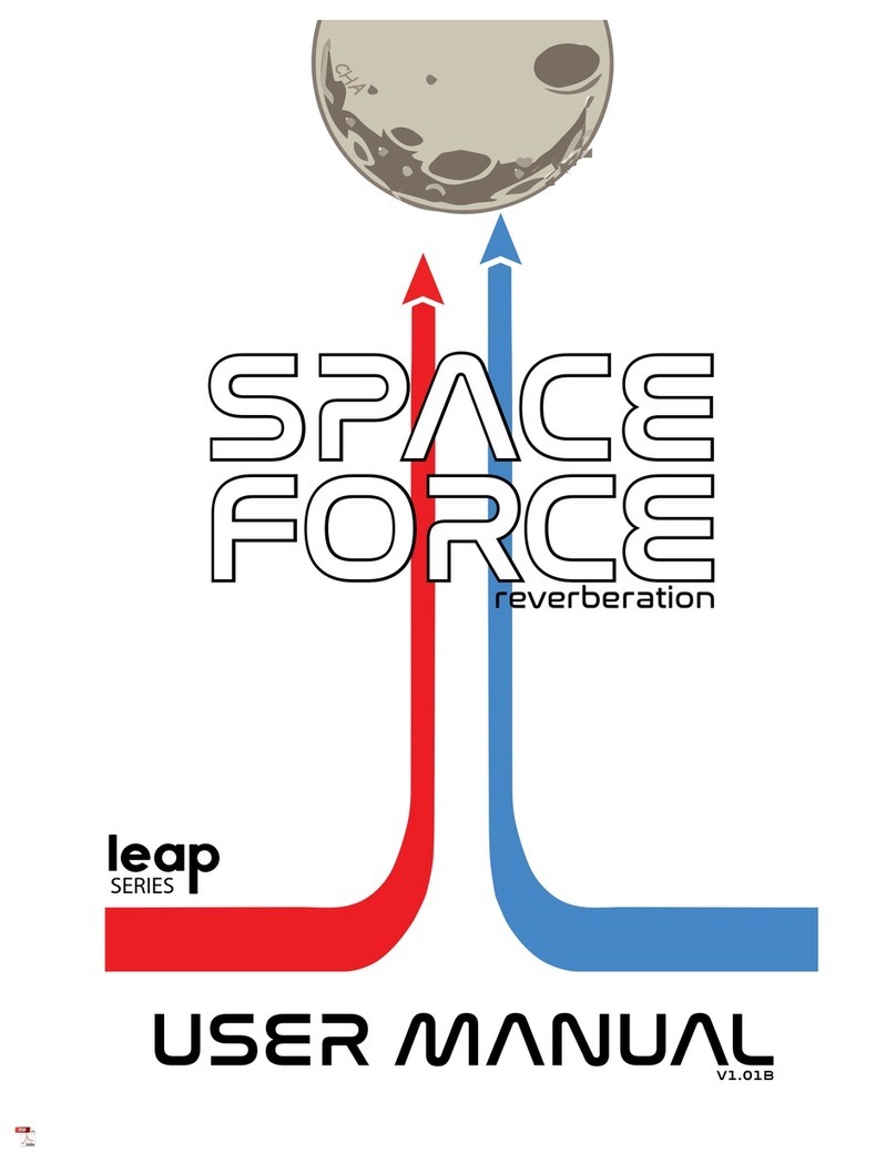 Alexander Pedals SPACE FORCE Leap Series user manual