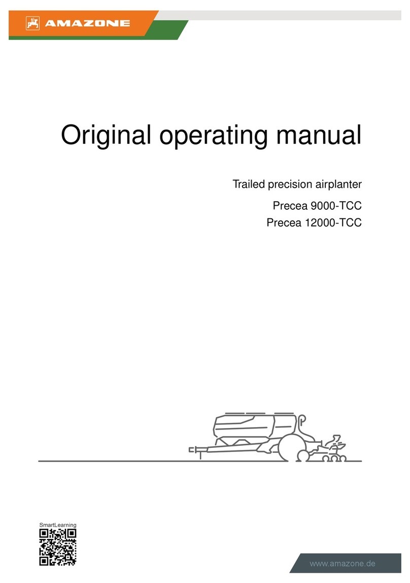 Amazone Precea 9000-TCC Installation instructions