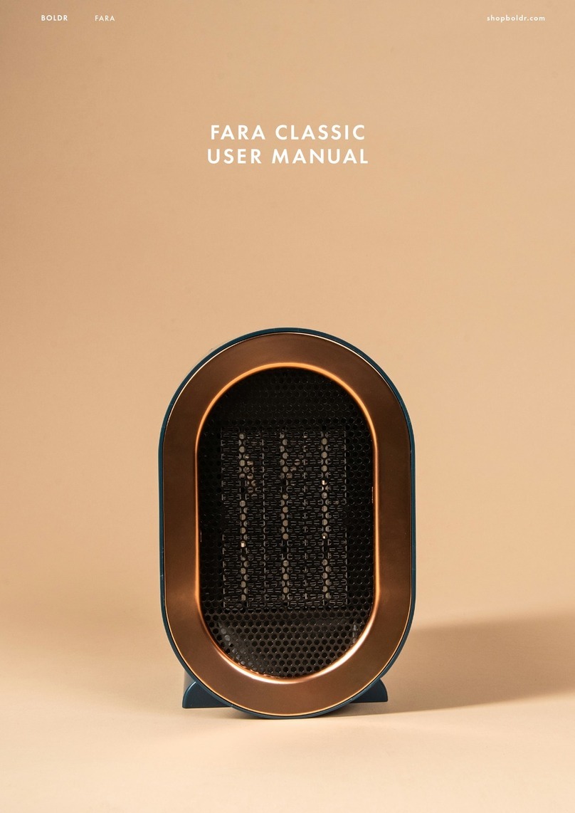 BOLDR FARA CLASSIC User manual