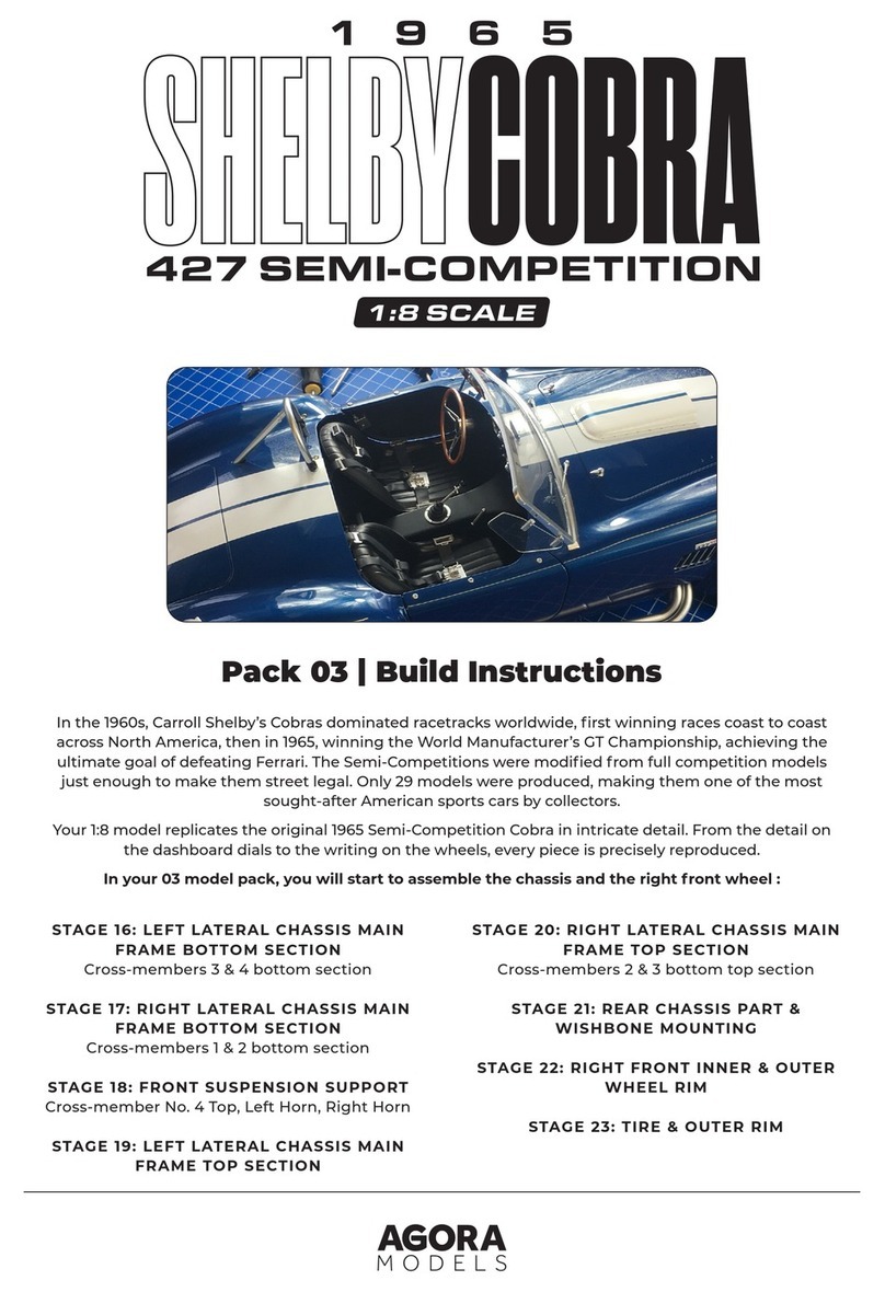 Agora Models 1965 SHELBY COBRA 427 S/C Manual Agora Models 1965 SHELBY COBRA 427 S/C Manual