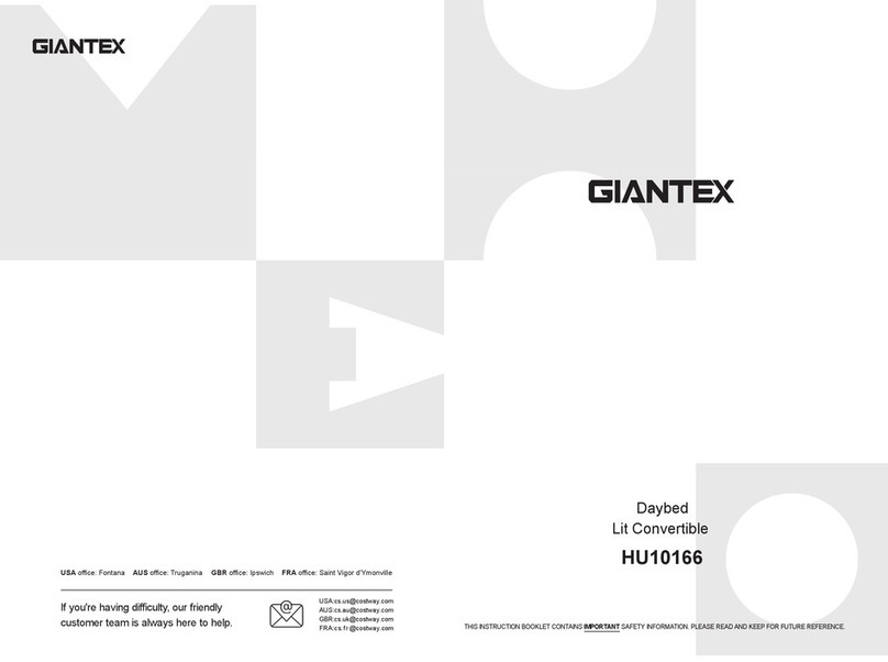 GIANTEX HU10166 Instruction booklet