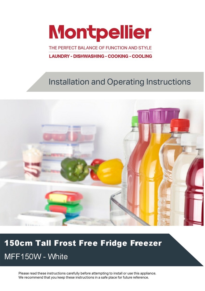 montpellier MFF150W Installation and operating instructions montpellier MFF150W Installation and operating instructions