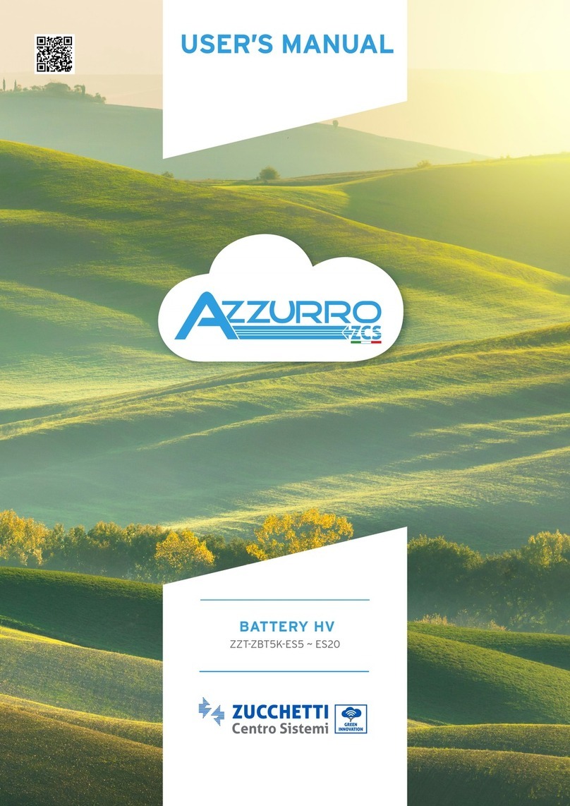 ZUCCHETTI AZZURRO ZZT-ZBT5K-ES5 user manual