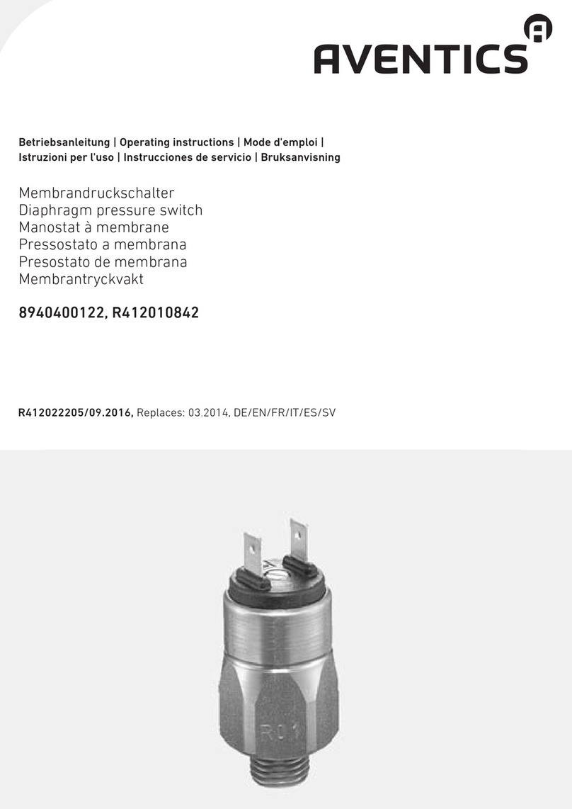 Aventics 8940400122 operating instructions