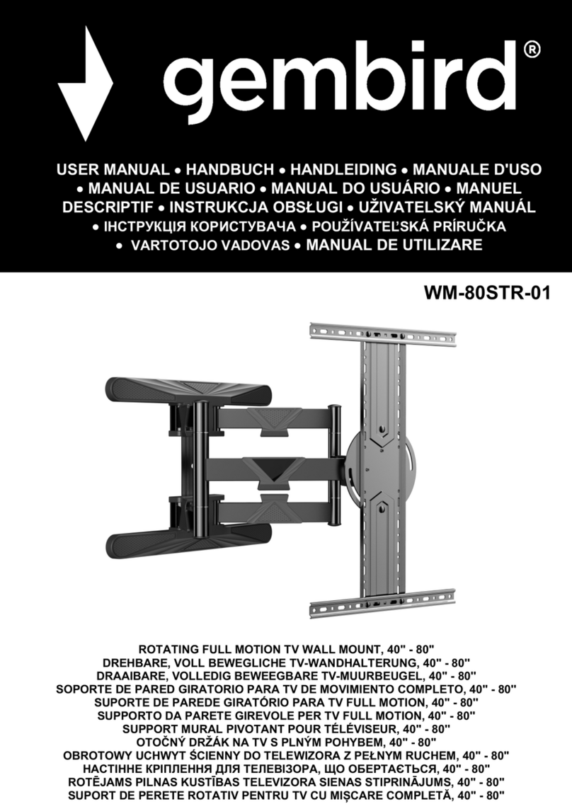 Gembird WM-80STR-01 user manual