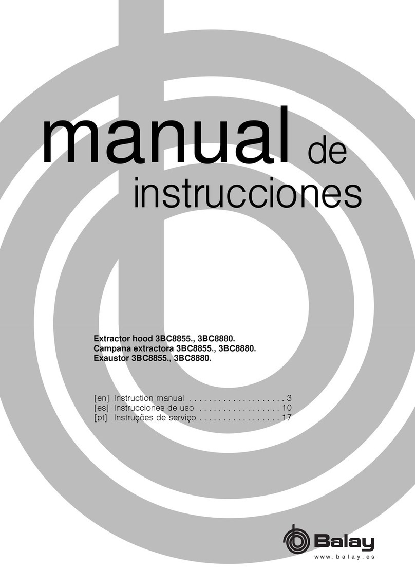 BALAY 3BC8880 series instruction manual