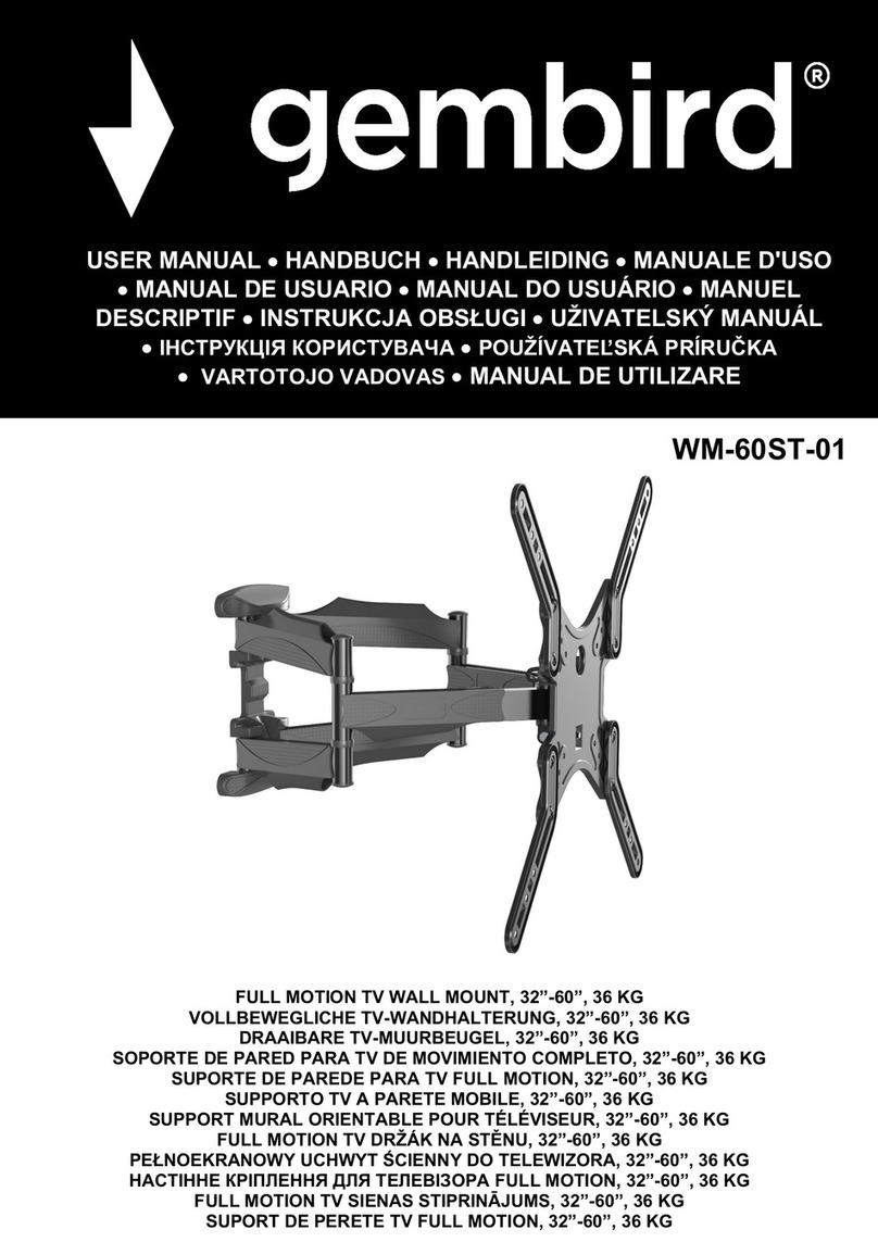 Gembird WM-60ST-01 User manual