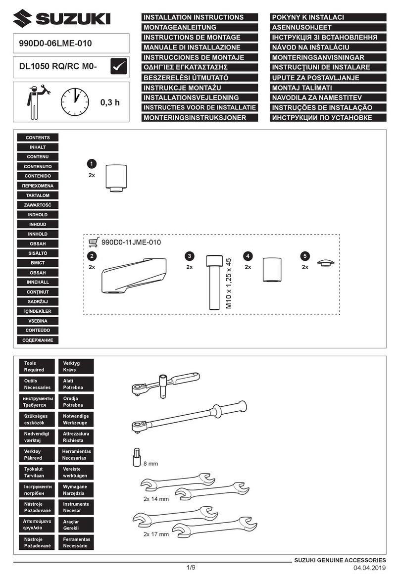 Suzuki 990D0-06LME-010 installation instructions