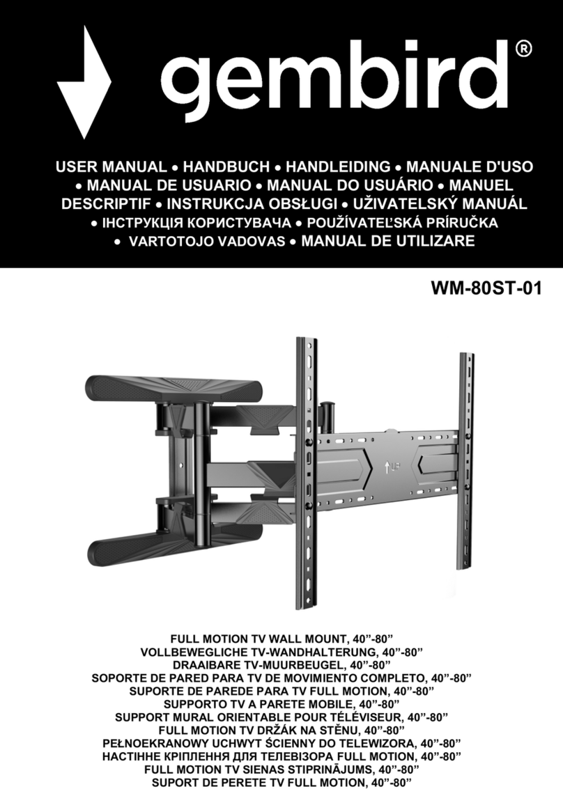 Gembird WM-80ST-01 User manual