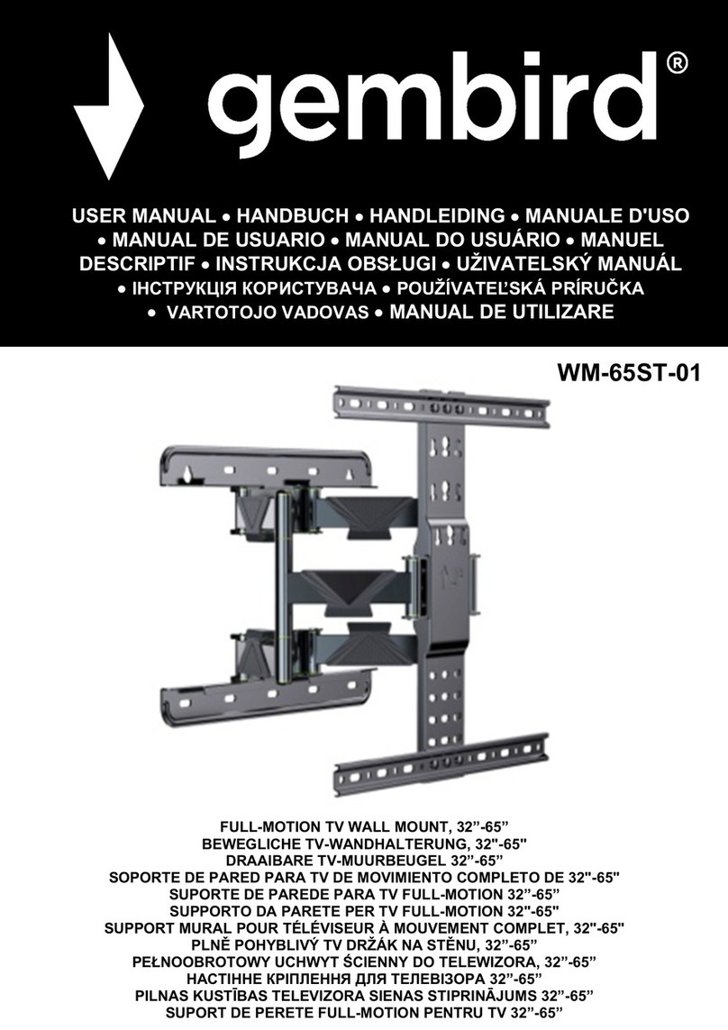 Gembird WM-65ST-01 User manual