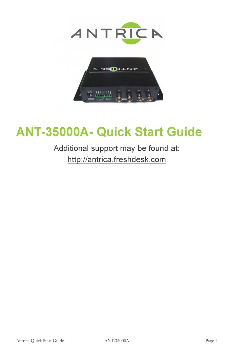Antrica ANT-35000A quick start guide