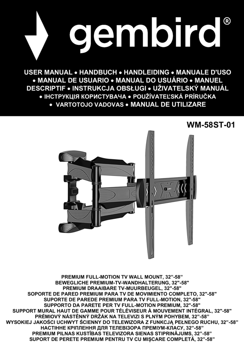 Gembird WM-58ST-01 User manual