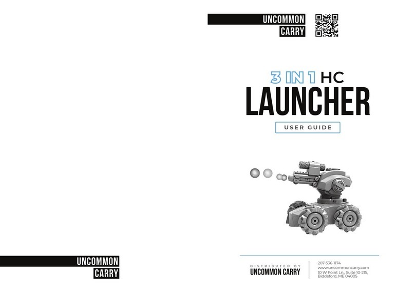 UNCOMMON CARRY 3 IN 1 HC LAUNCHER user guide