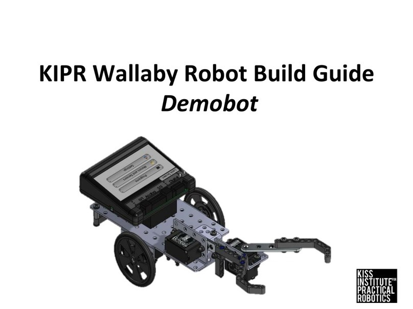 KISS INSTITUTE FOR PRACTICAL ROBOTICS Wallaby Demobot Build guide KISS INSTITUTE FOR PRACTICAL ROBOTICS Wallaby Demobot Build guide