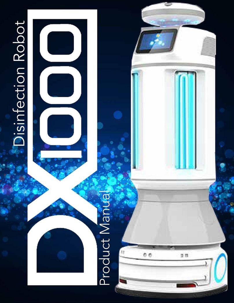 inXite DX1000 Disinfection Robot product manual
