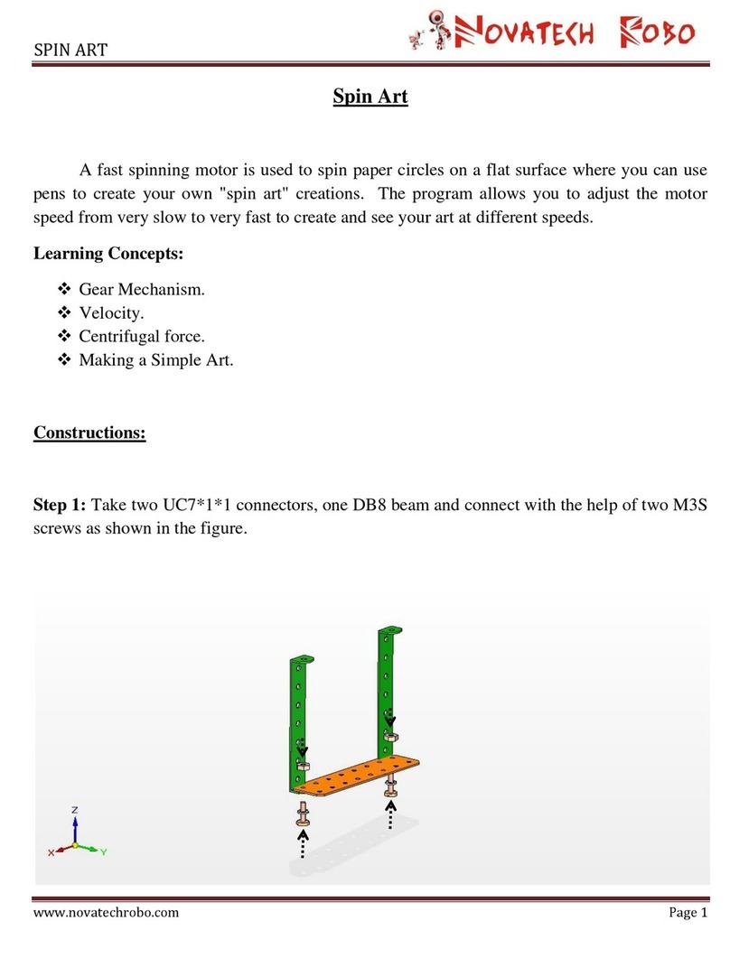 NOVATECH ROBO SPIN ART manual