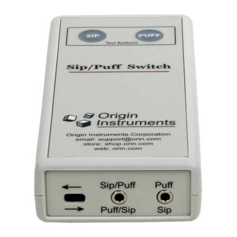 Origin Instruments Sip/Puff Switch user guide Origin Instruments Sip/Puff Switch user guide