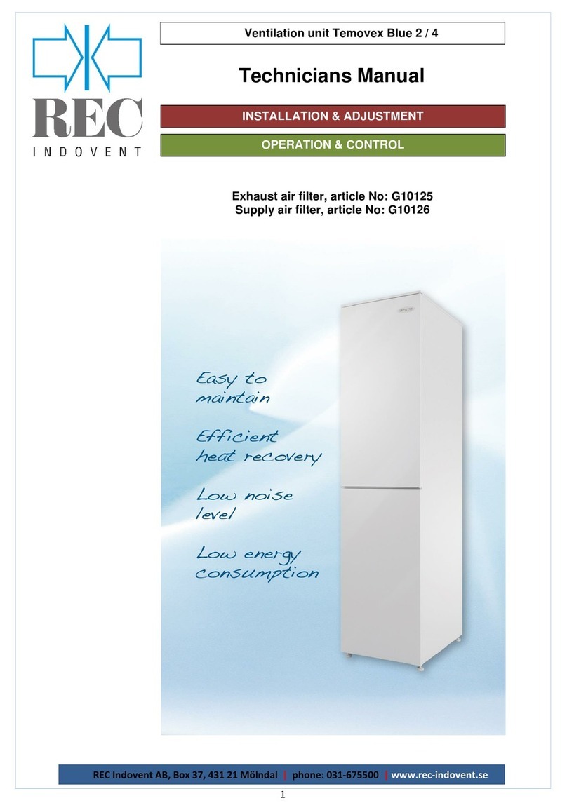 REC Temovex Blue 2 Technician manual