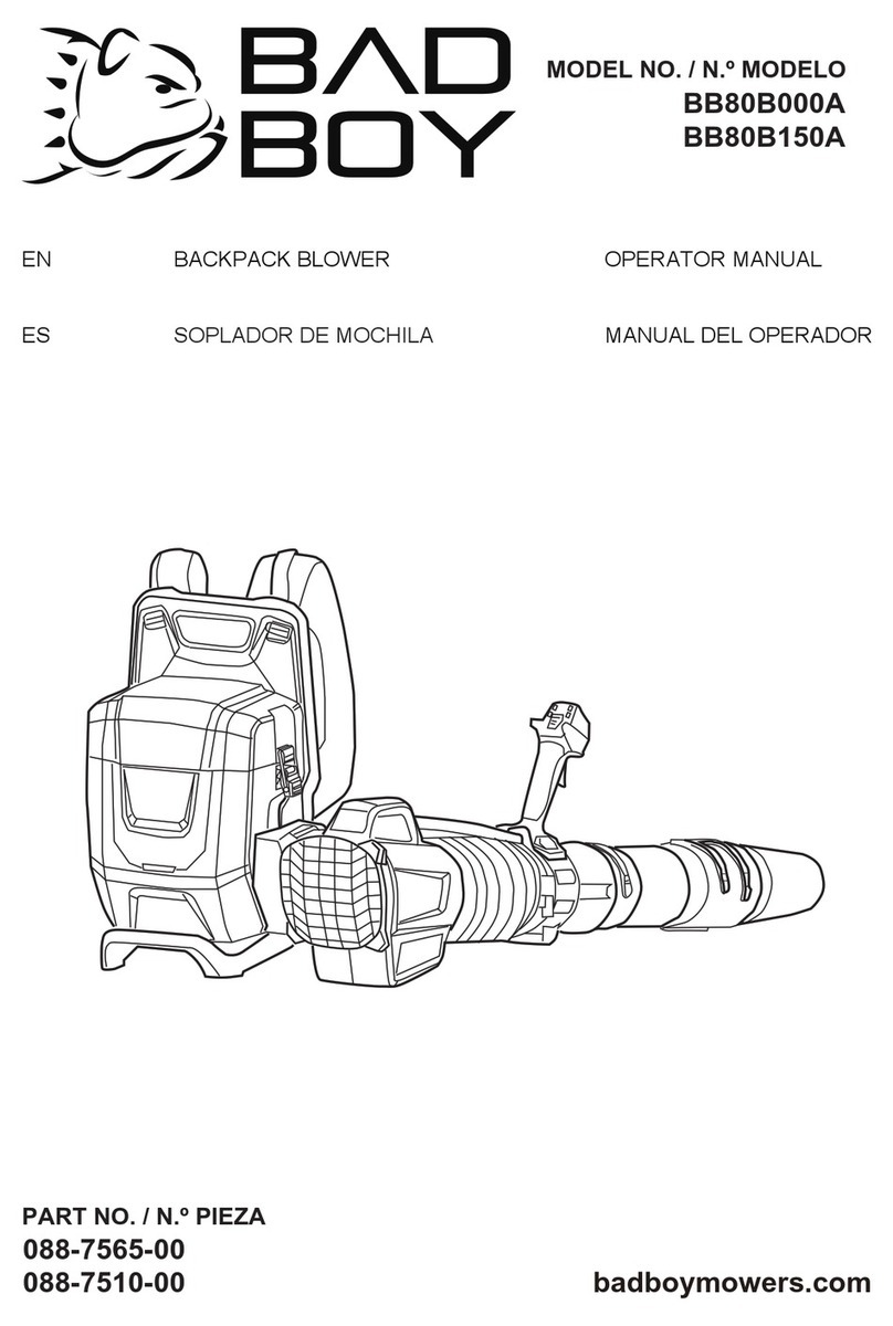 Bad Boy BB80B000A Operator's manual