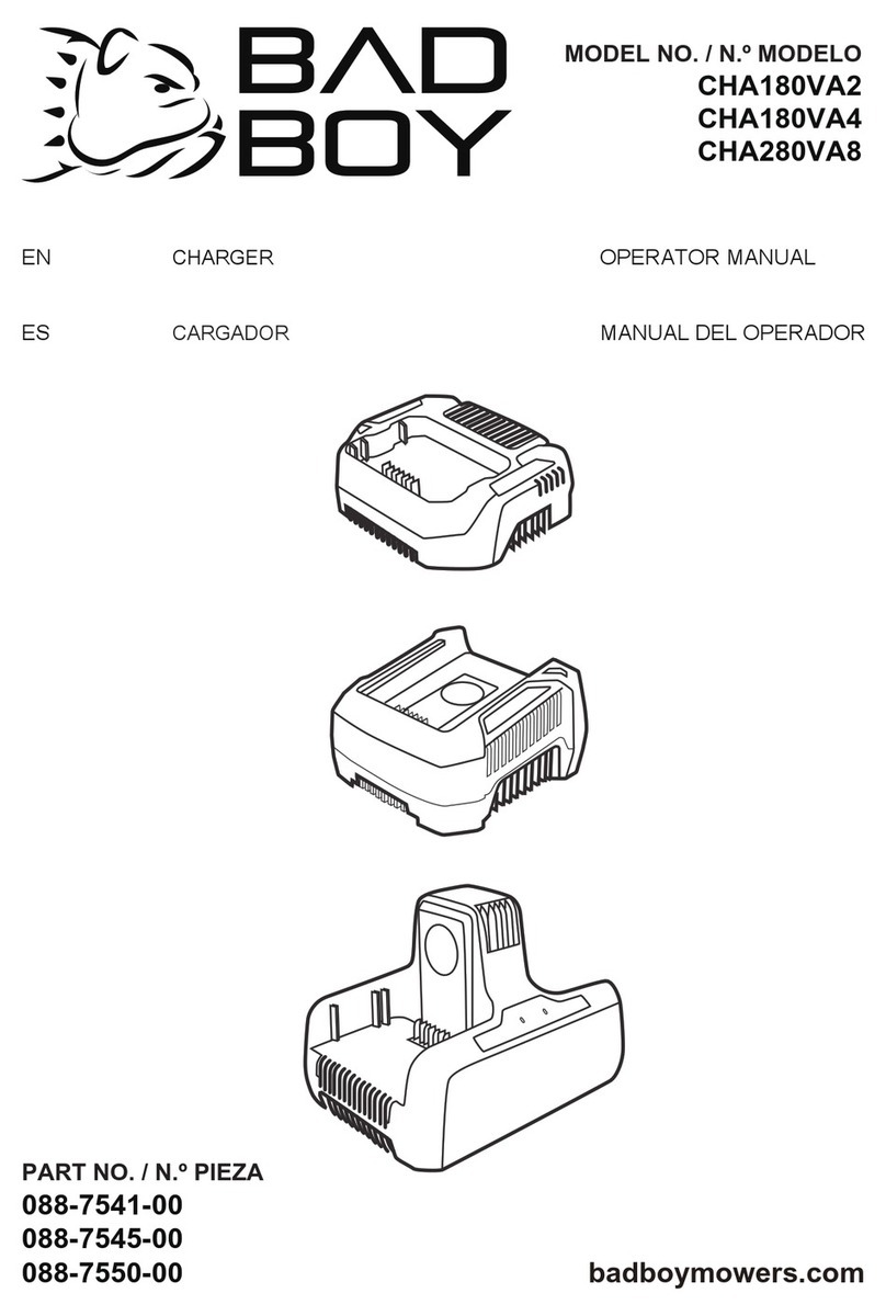 Bad Boy CHA180VA2 Operator's manual