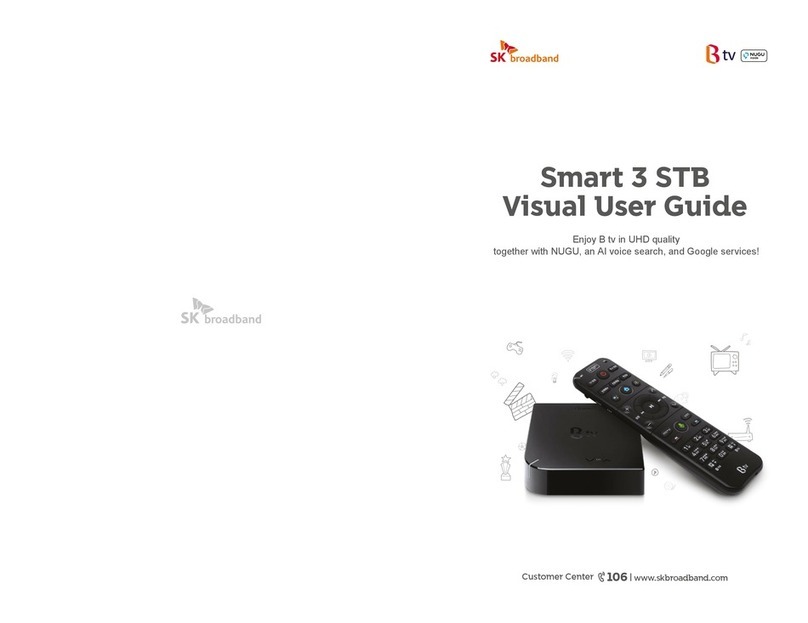 SK broadband B tv Smart 3 STB Visual user guide