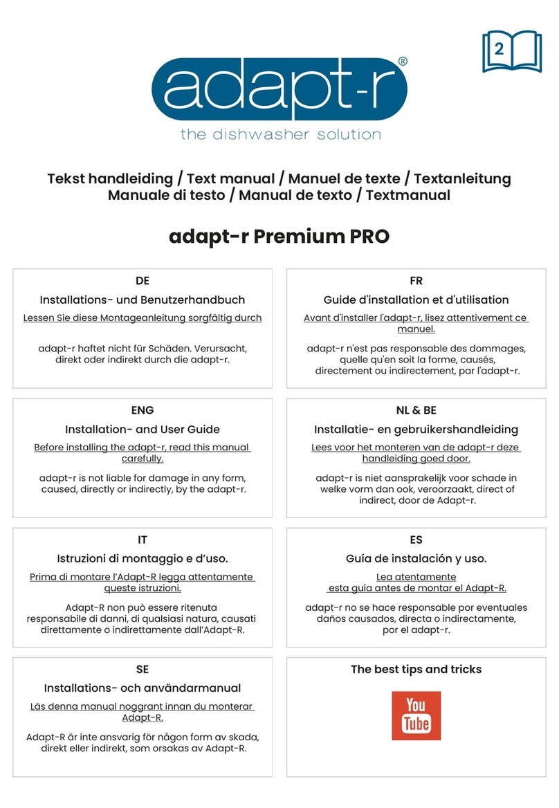 adapt-r Premium PRO User manual