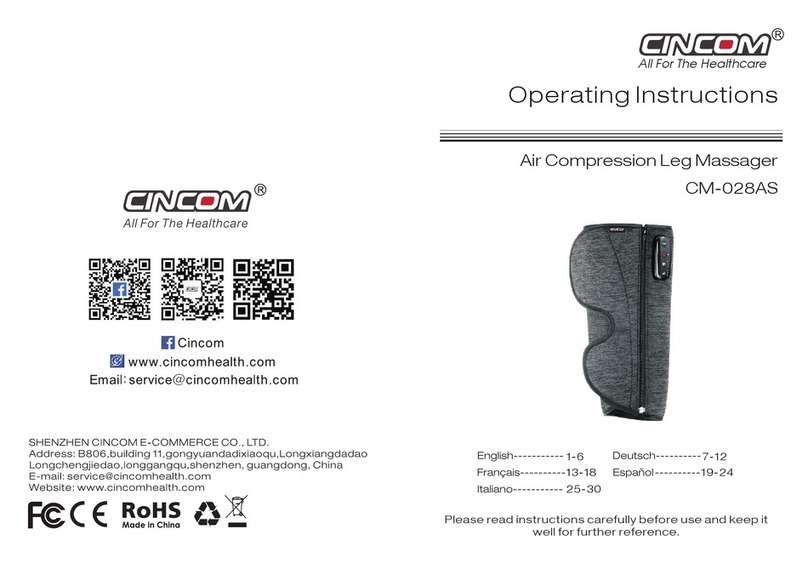 CINCOM CM-028AS operating instructions