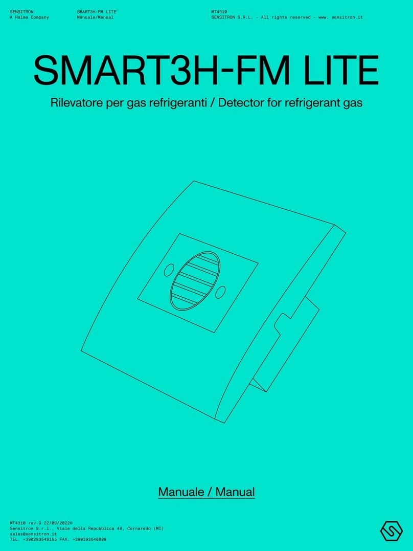 Halma SENSITRON SMART3H-FM LITE User manual
