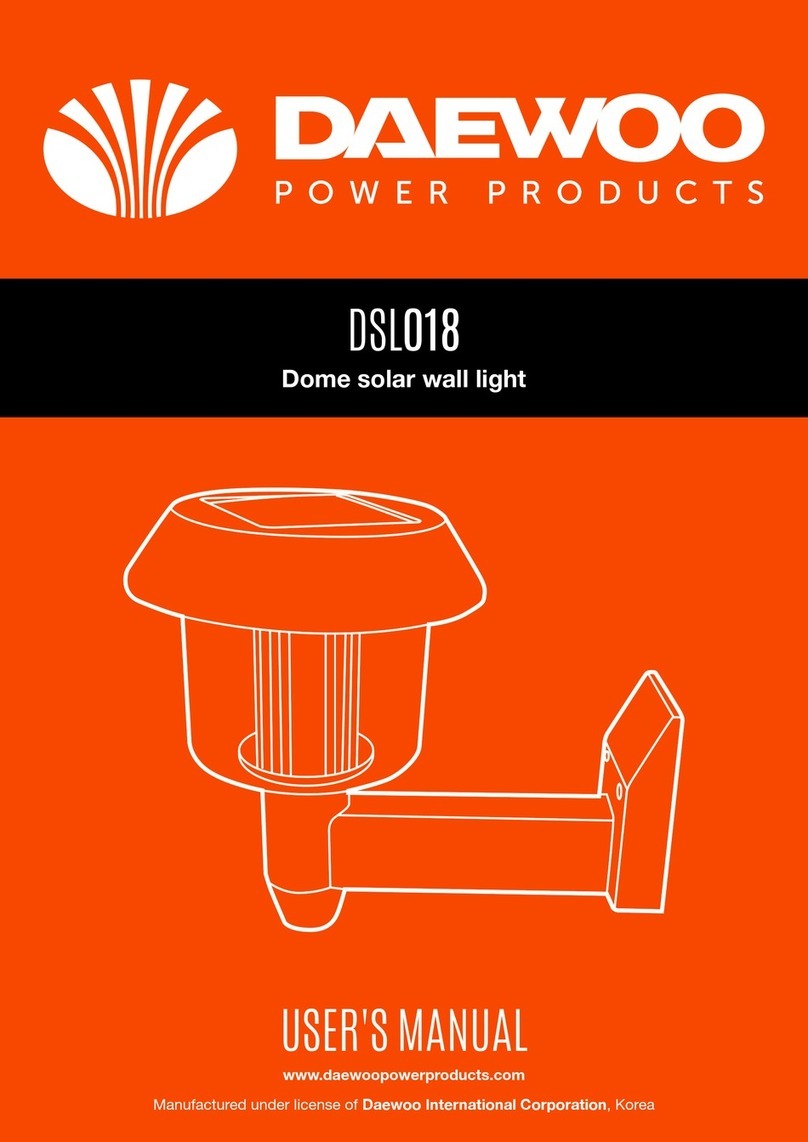 Daewoo DSL018 user manual