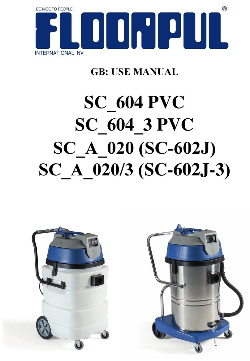 Floorpul SC 604 PVC User manual Floorpul SC 604 PVC User manual