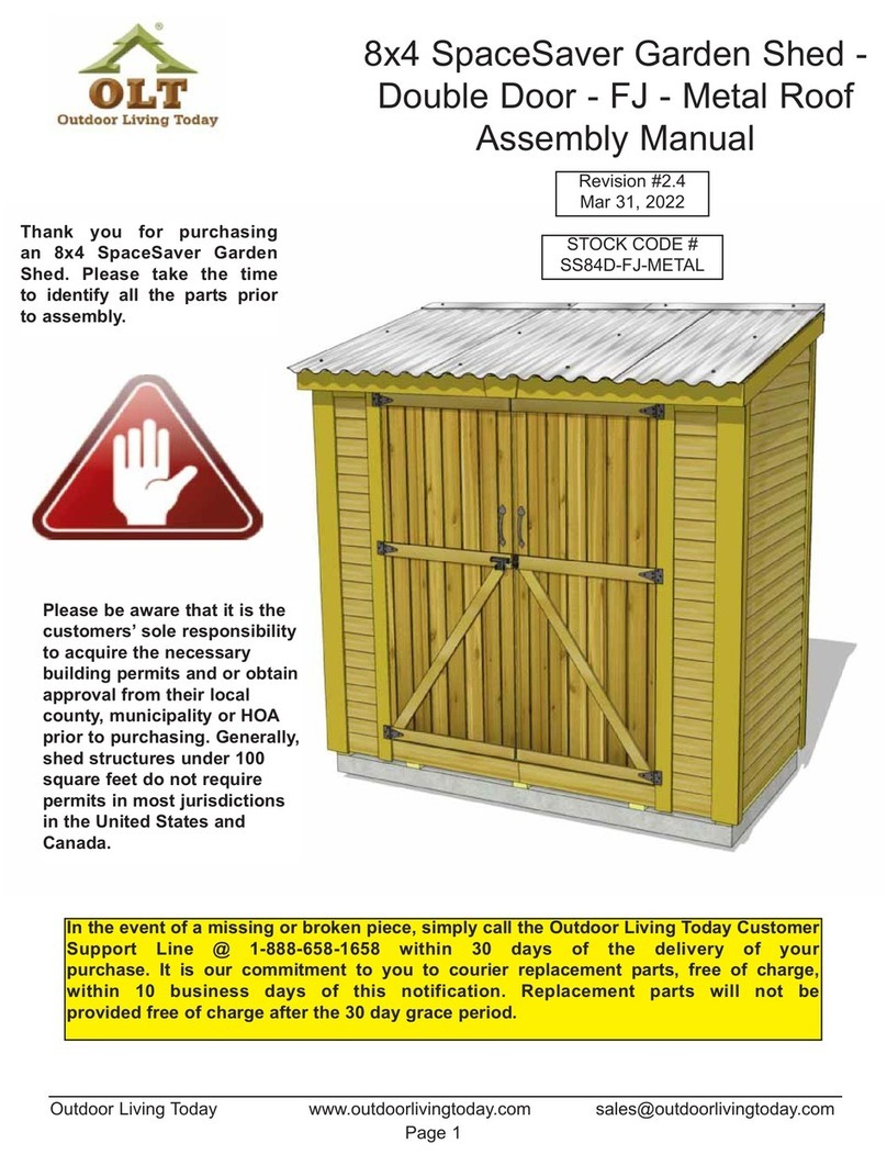 OLT SpaceSaver SS84D-FJ-METAL User manual