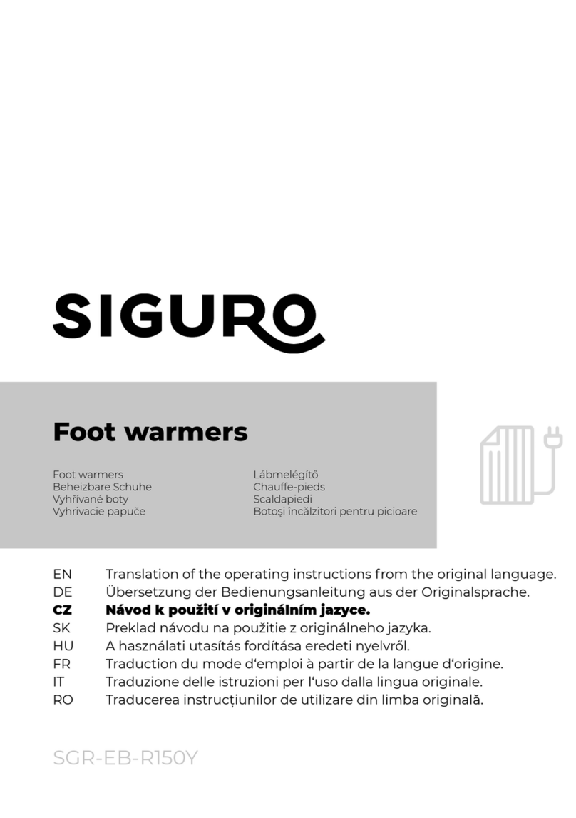 SIGURO SGR-EB-R150Y manual