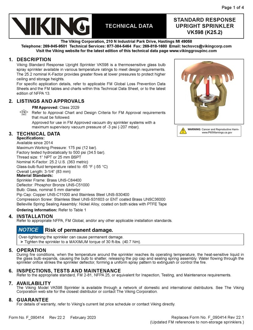 Viking VK598 User manual
