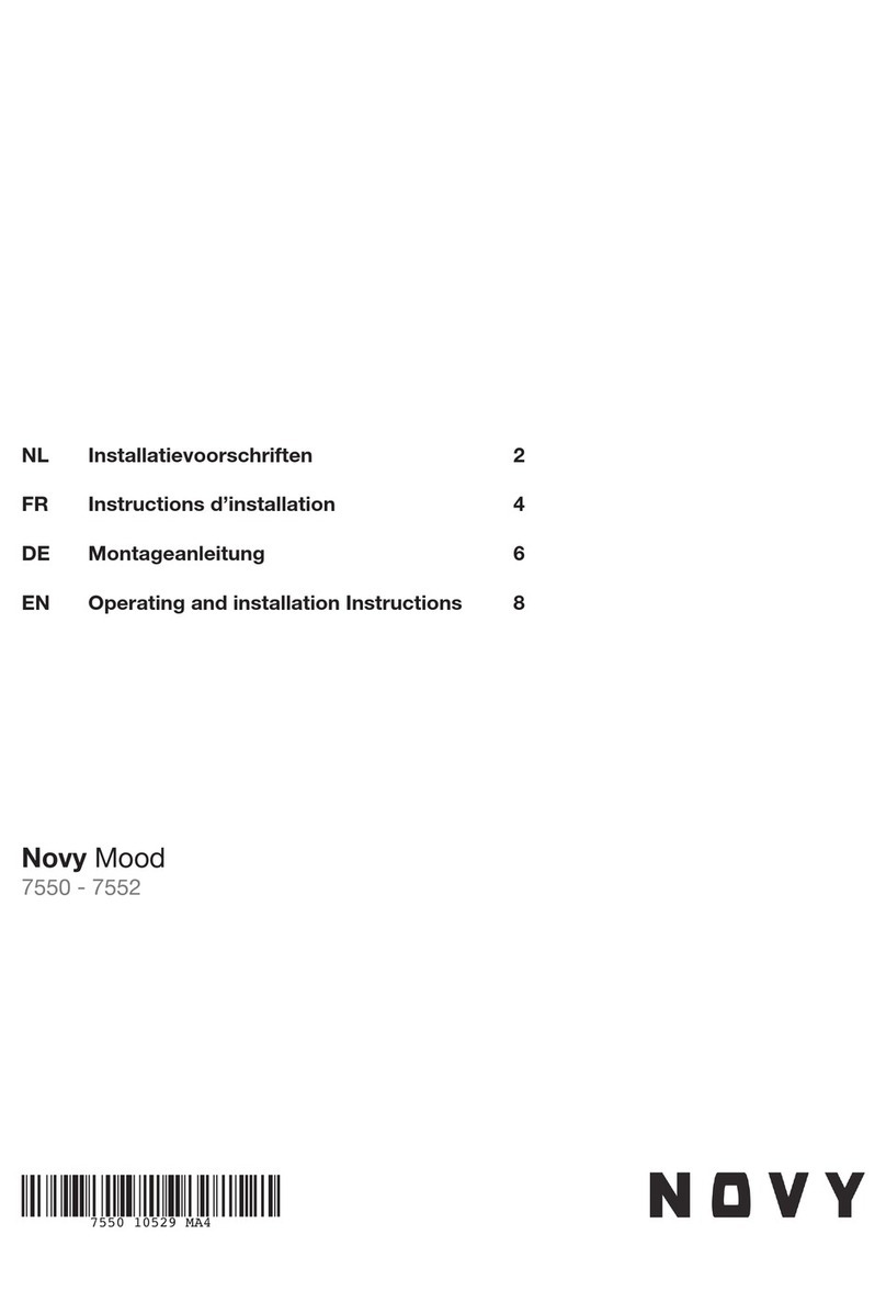 Novy Mood 7550 User manual